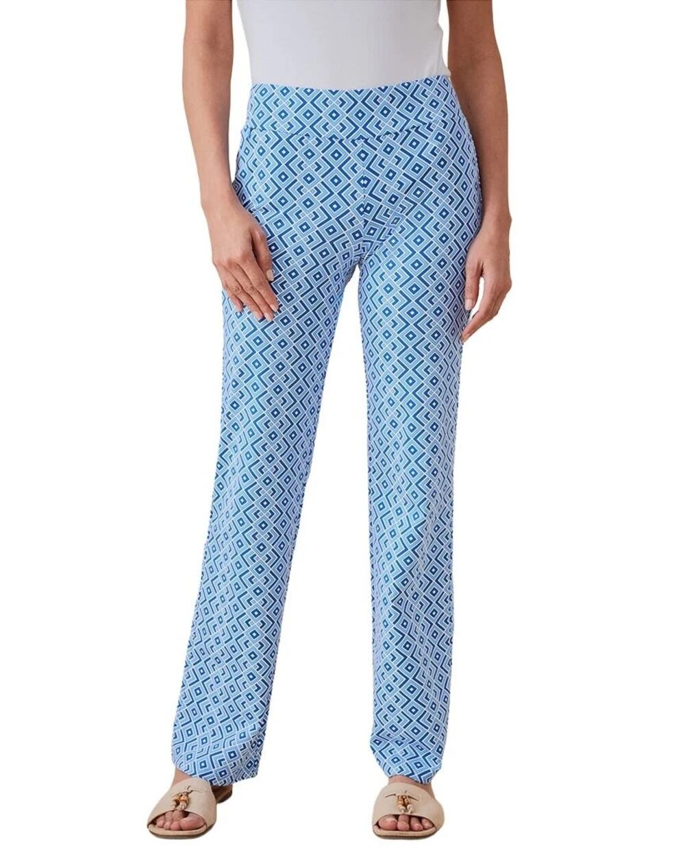 J. McLaughlin Carmel Catalina Cloth Pants Blue Medium